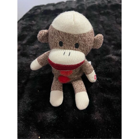 Gemmy Monkey Town Sock Monkey Singing Dynamite Plush Stuffed - Picture 1 of 3